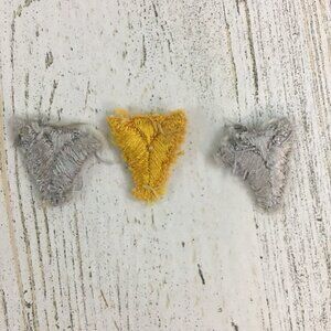 Vtg Boy Scouts America BSA Webelos Arrow Points Gold Silver Patch Lot of 3